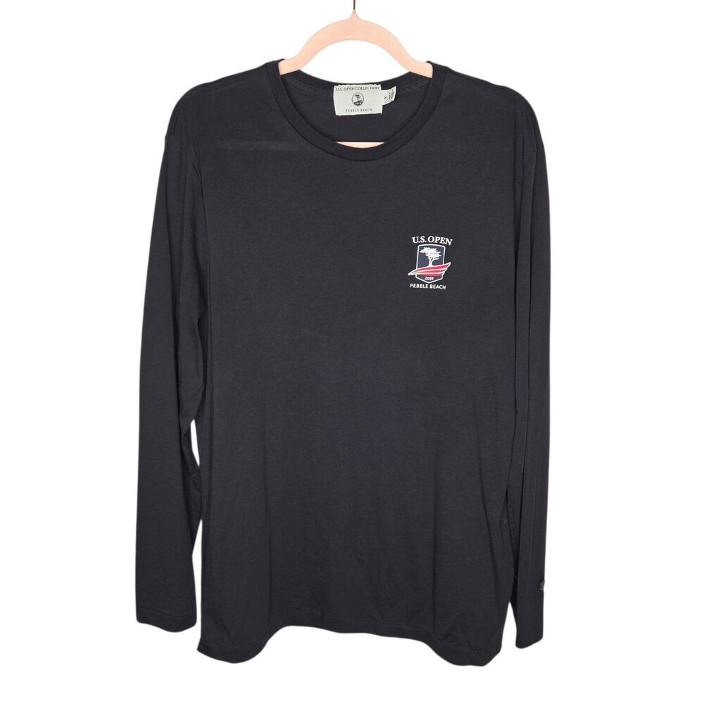 U.S. Open 2019 Pebble Beach Long Sleeve Shirt Black Medium Golf Championships